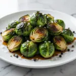 Air Fryer Balsamic Brussels Sprouts - featured image