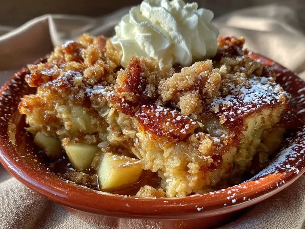 apple breakfast baked oatmeal - featured image
