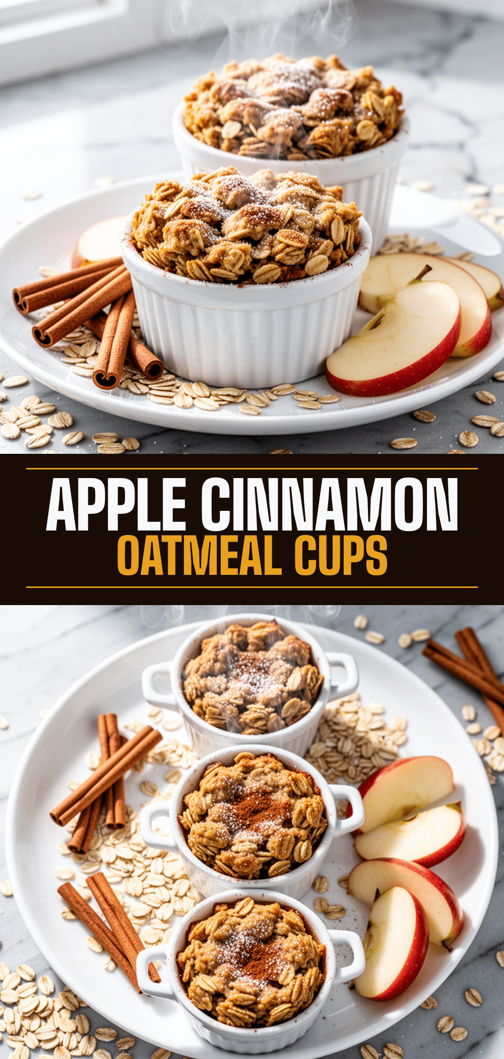 Apple Cinnamon Baked Oatmeal Cups: 5-Ingredient Easy Breakfast 5 apple cinnamon baked oatmeal cups recipe