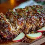 apple crockpot pork loin - featured image