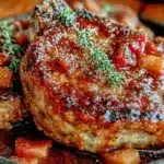 apple dinner pork chops - featured image