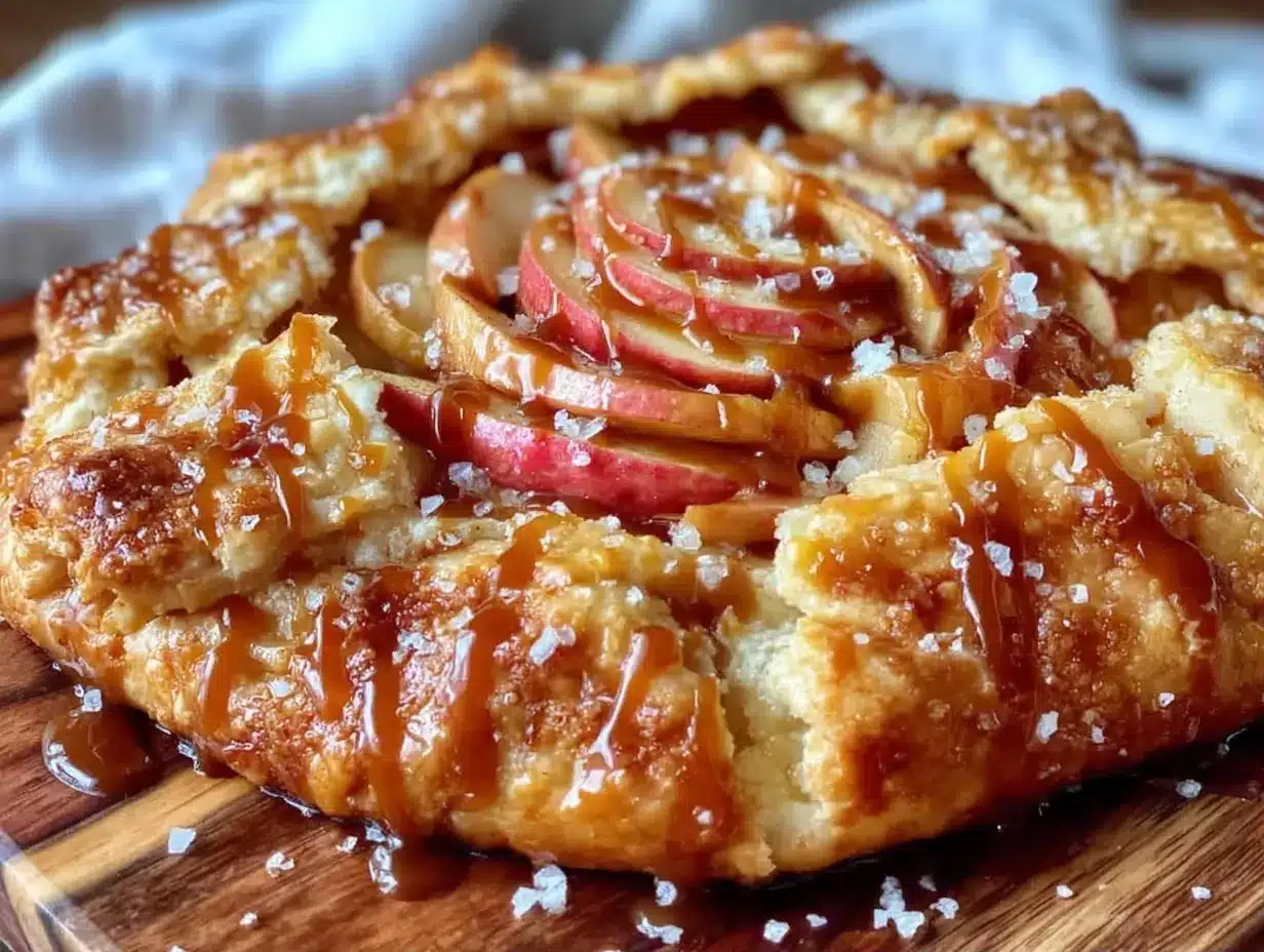 Apple Galette: Easy Caramel Dessert You Cant Mess Up 4 apple galette preparation steps