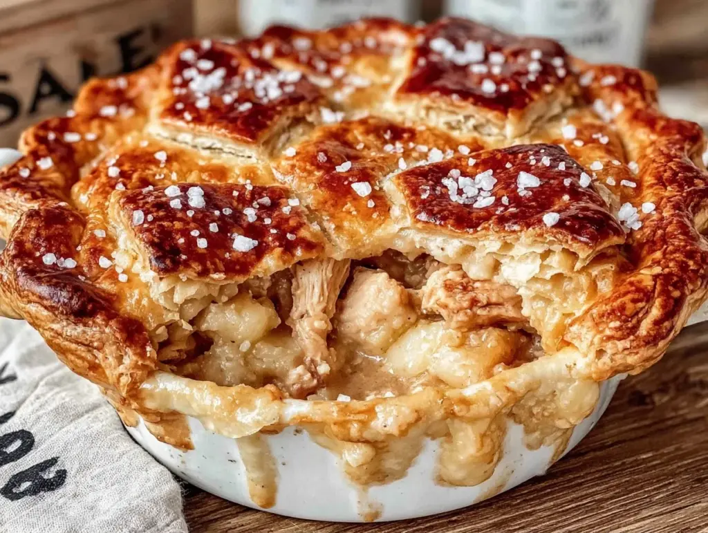 autumn chicken pot pie - featured image
