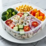 bento box pasta salad - featured image