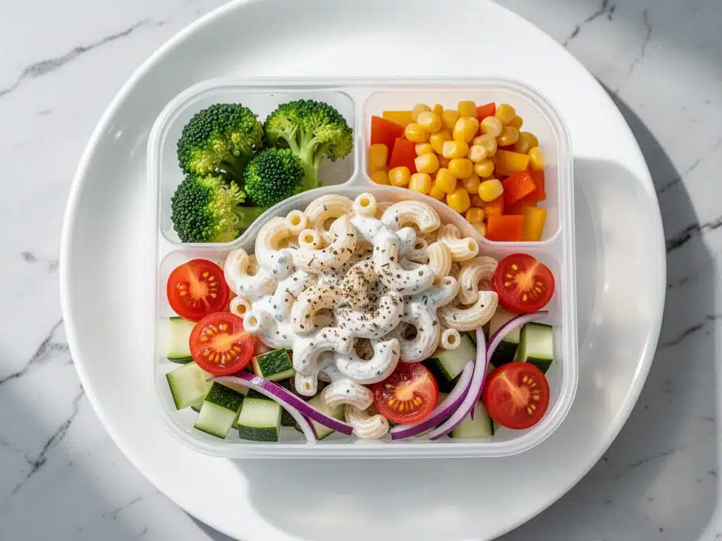 Bento Box Pasta Salad: Easy Weeknight Lunch Idea 4 bento box pasta salad preparation steps