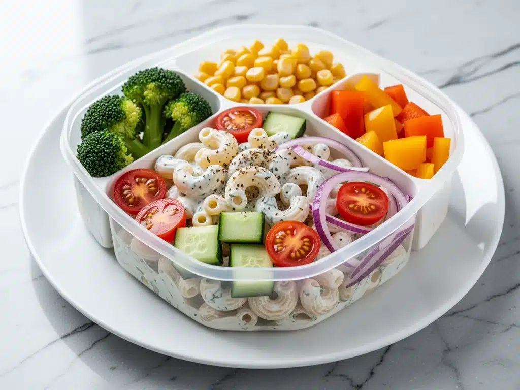 bento box pasta salad - featured image