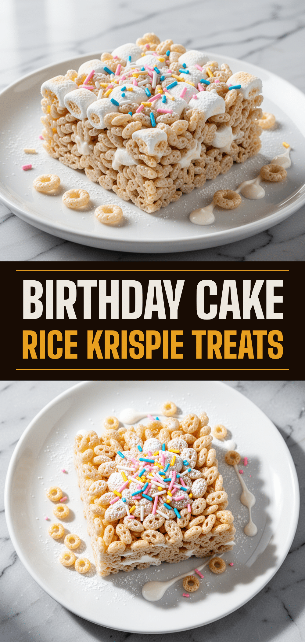Birthday Cake Rice Krispie Treats: Easy Kids Party Dessert 5 Birthday Cake Rice Krispie Treats recipe