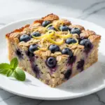 blueberry lemon baked oatmeal - featured image