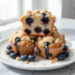 blueberry streusel muffins - featured image