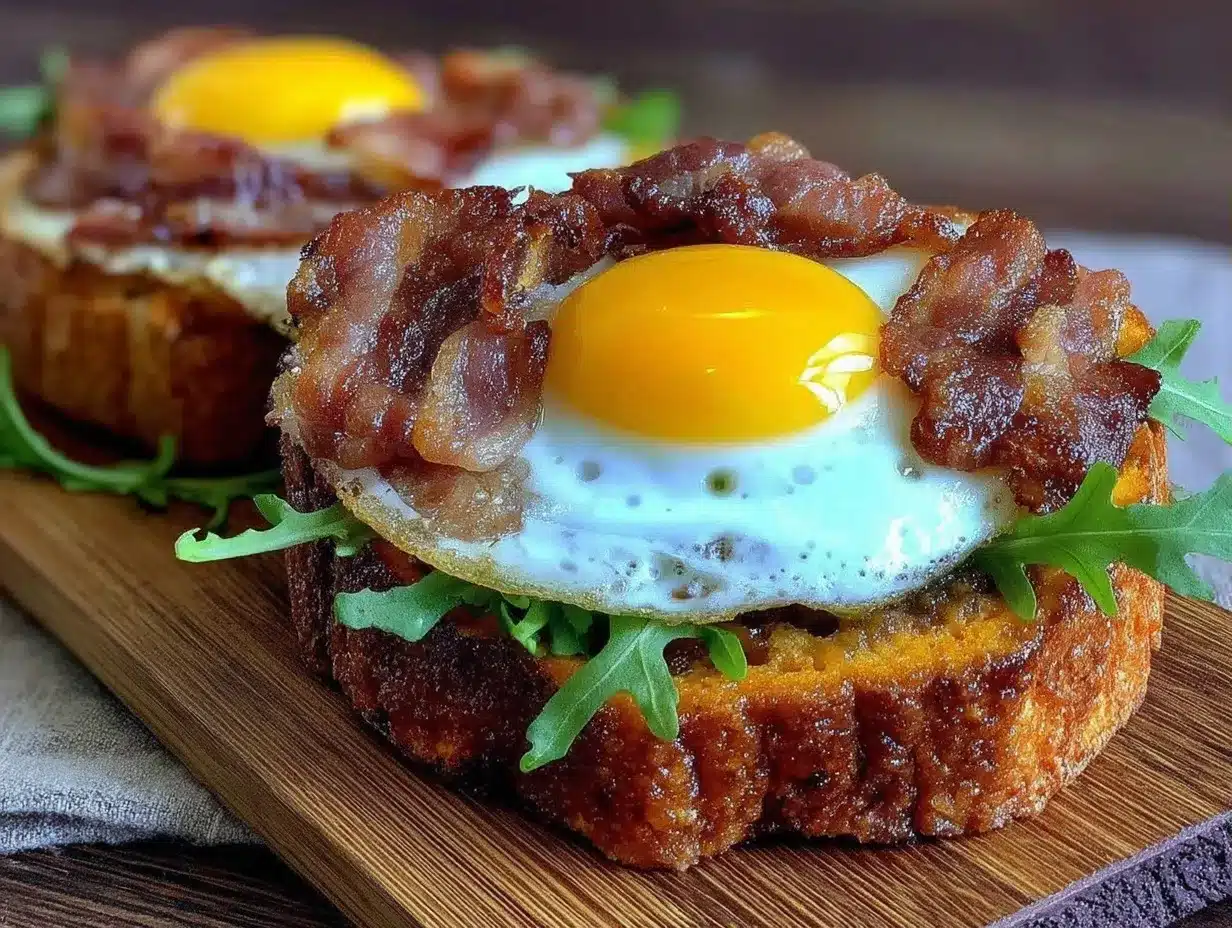 Breakfast Sandwich with Fried Egg and Crispy Bacon: The Easy One 4 breakfast sandwich with fried egg and crispy bacon preparation steps