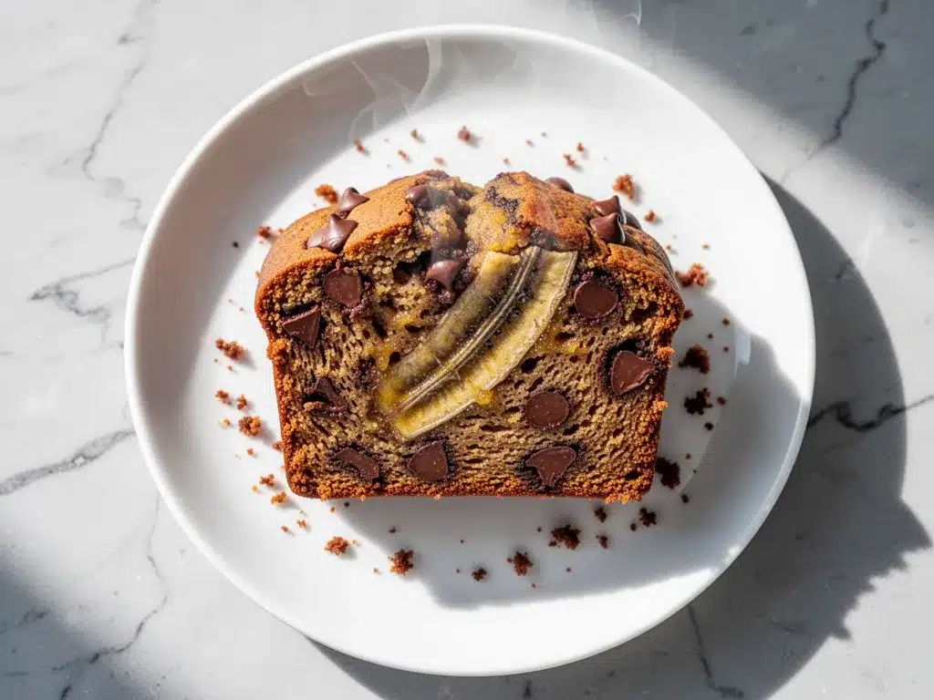 Brown Butter Chocolate Chip Banana Bread 4 brown butter chocolate chip banana bread preparation steps