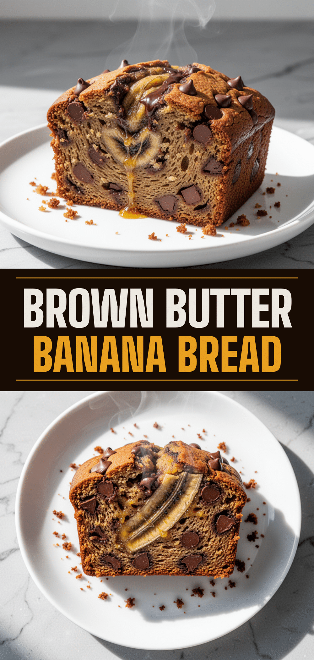 Brown Butter Chocolate Chip Banana Bread 5 brown butter chocolate chip banana bread recipe