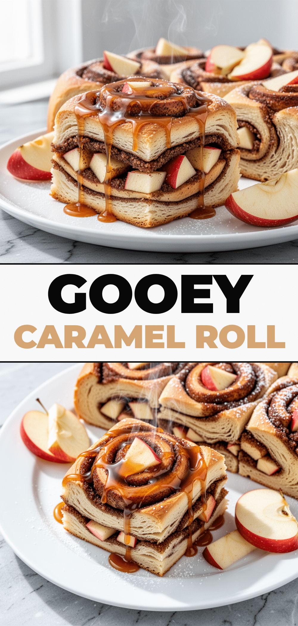 Caramel Apple Cinnamon Roll Bake: Easy Weekend Brunch 5 Caramel Apple Cinnamon Roll Bake recipe