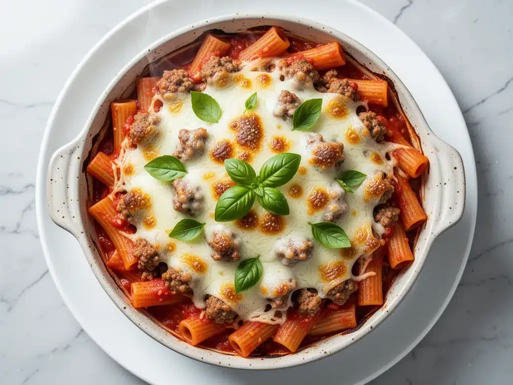 Cheesy Baked Ziti: Best Easy Family Dinner Recipe 4 cheesy baked ziti preparation steps