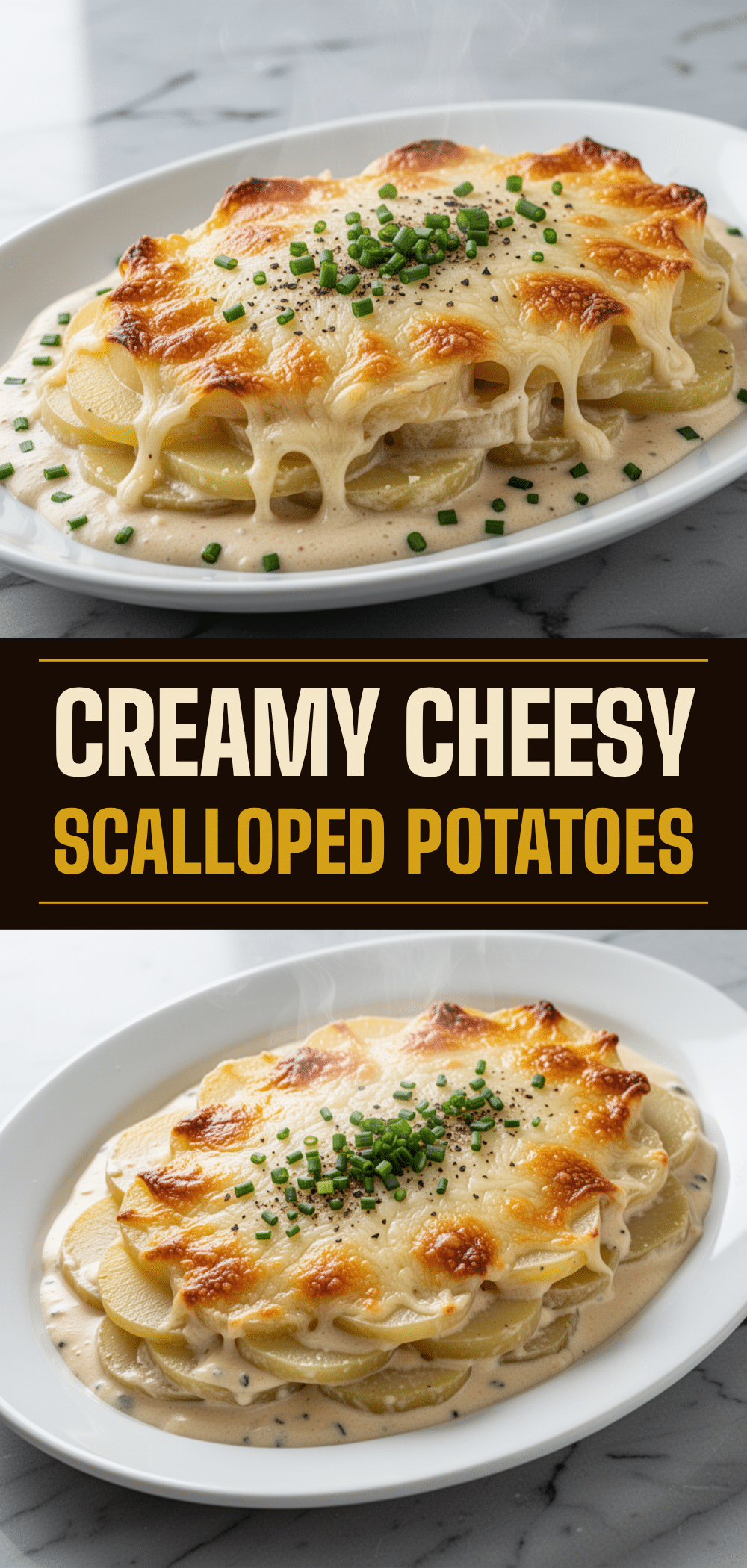 Cheesy Scalloped Potatoes au Gratin: Easy 5-Ingredient Recipe 5 Cheesy Scalloped Potatoes au Gratin recipe