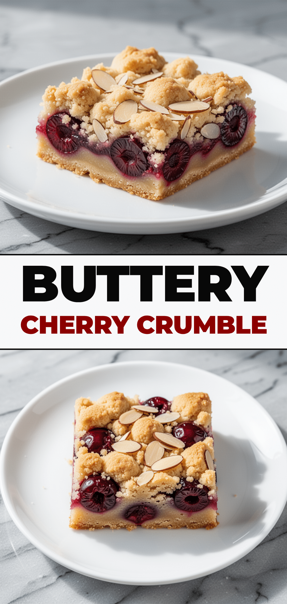 Cherry Almond Crumble Bars: 5-Ingredient Easy Dessert 5 cherry almond crumble bars recipe