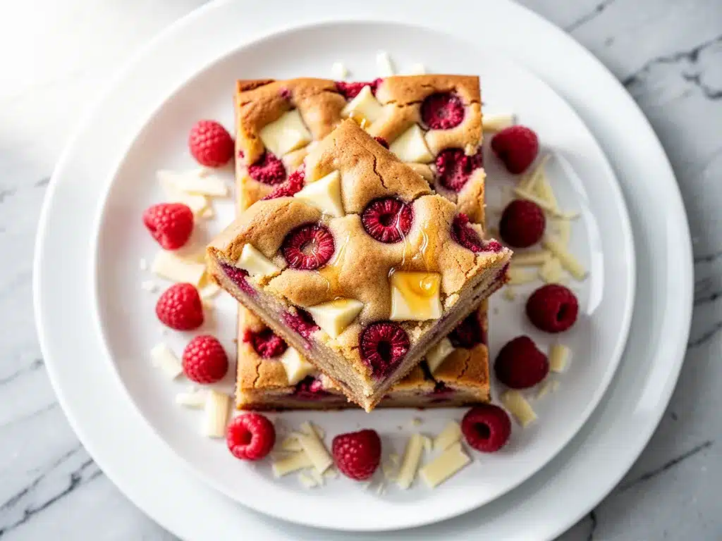 Chewy Raspberry White Chocolate Blondies: Best Easy 3-Ingredient Dessert 4 chewy raspberry white chocolate blondies preparation steps