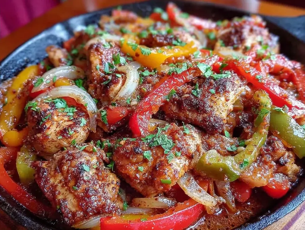 chicken fajita skillet - featured image