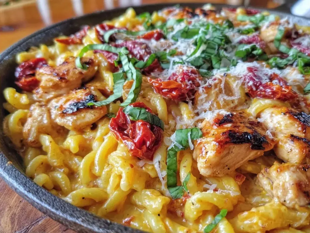 chicken pasta skillet - featured image
