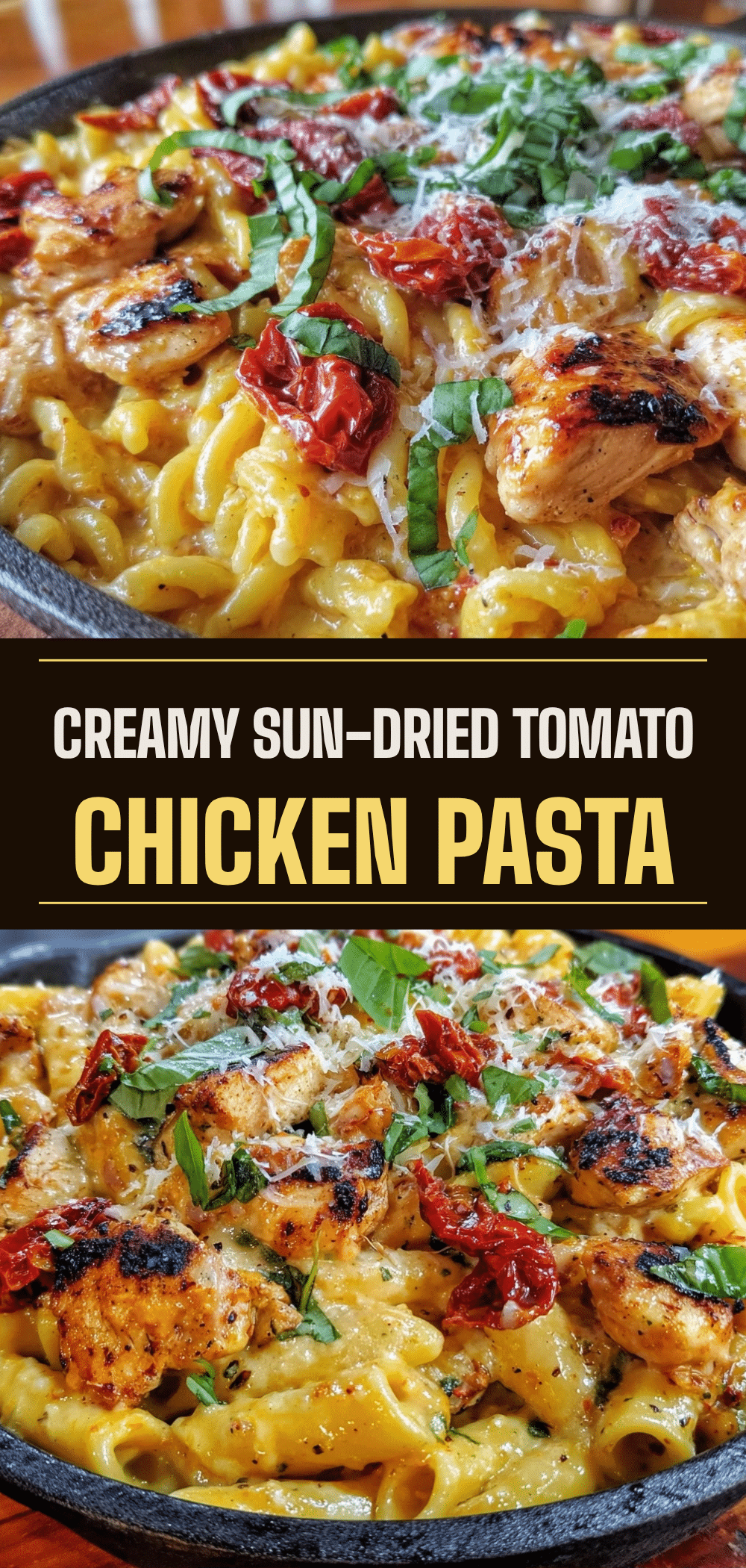 Chicken Pasta Skillet: Easy Sun-Dried Tomato Cream 5 chicken pasta skillet recipe