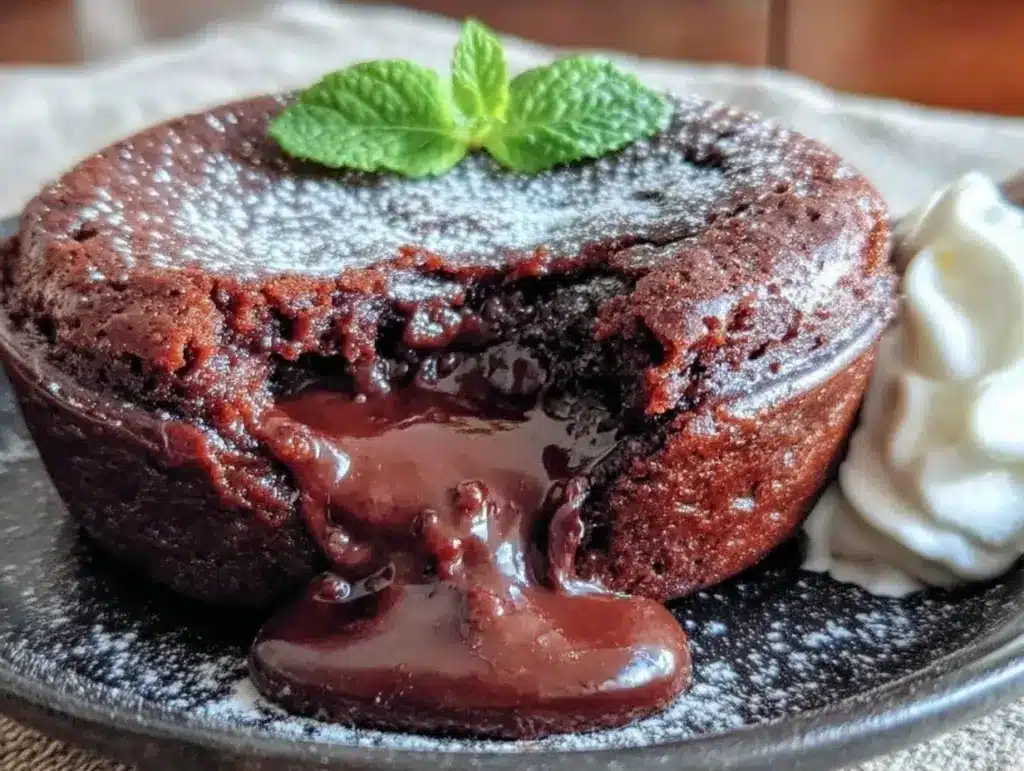 chocolate lava cake - featured image