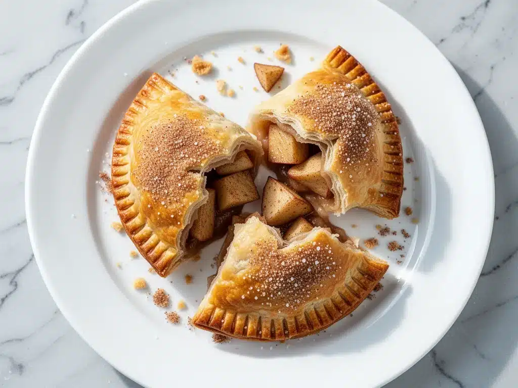 Cinnamon Sugar Apple Hand Pies: 3-Ingredient Easy Dinner 4 Cinnamon Sugar Apple Hand Pies preparation steps