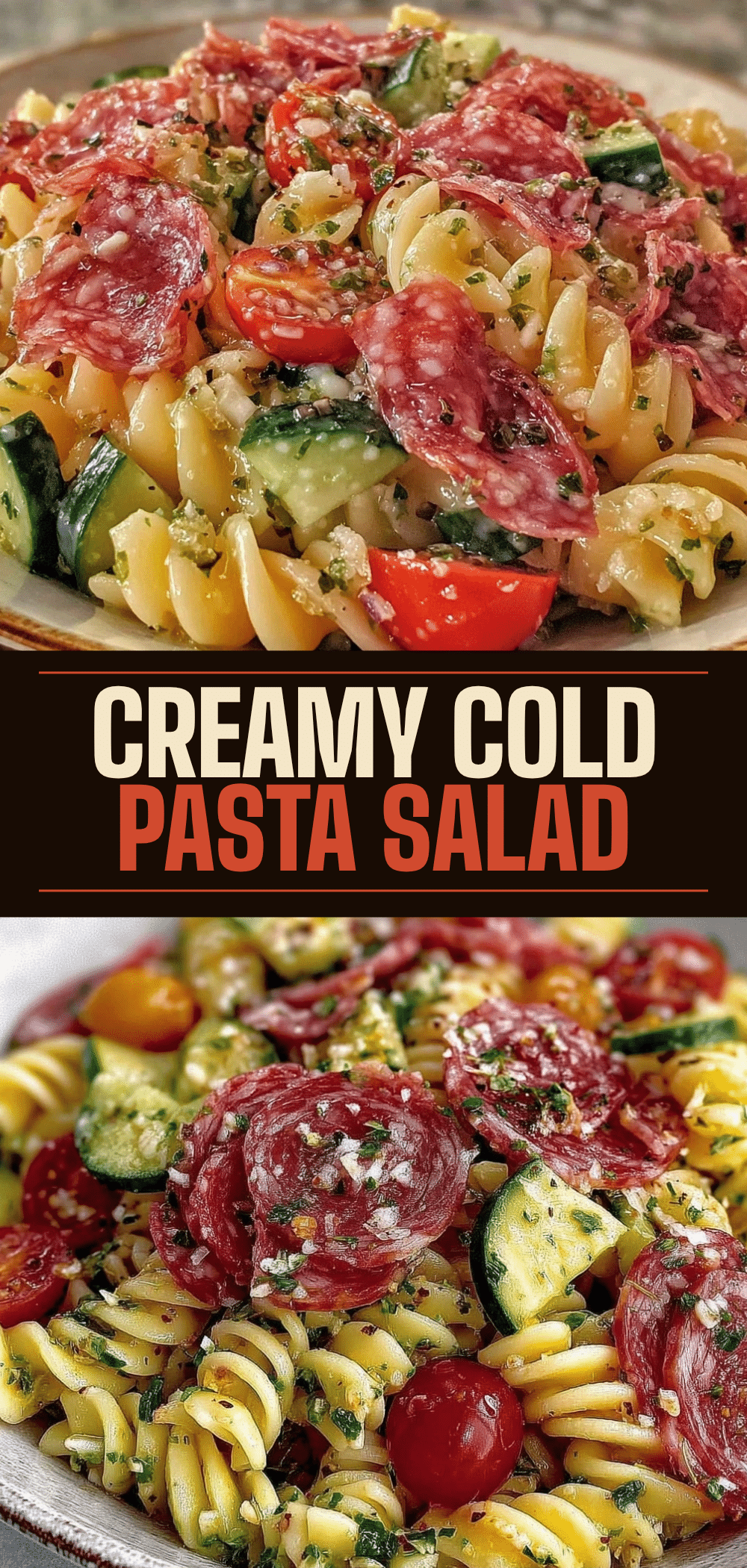 Cold Pasta Salad with Salami: Easy 4-Ingredient Recipe 5 cold pasta salad with salami recipe