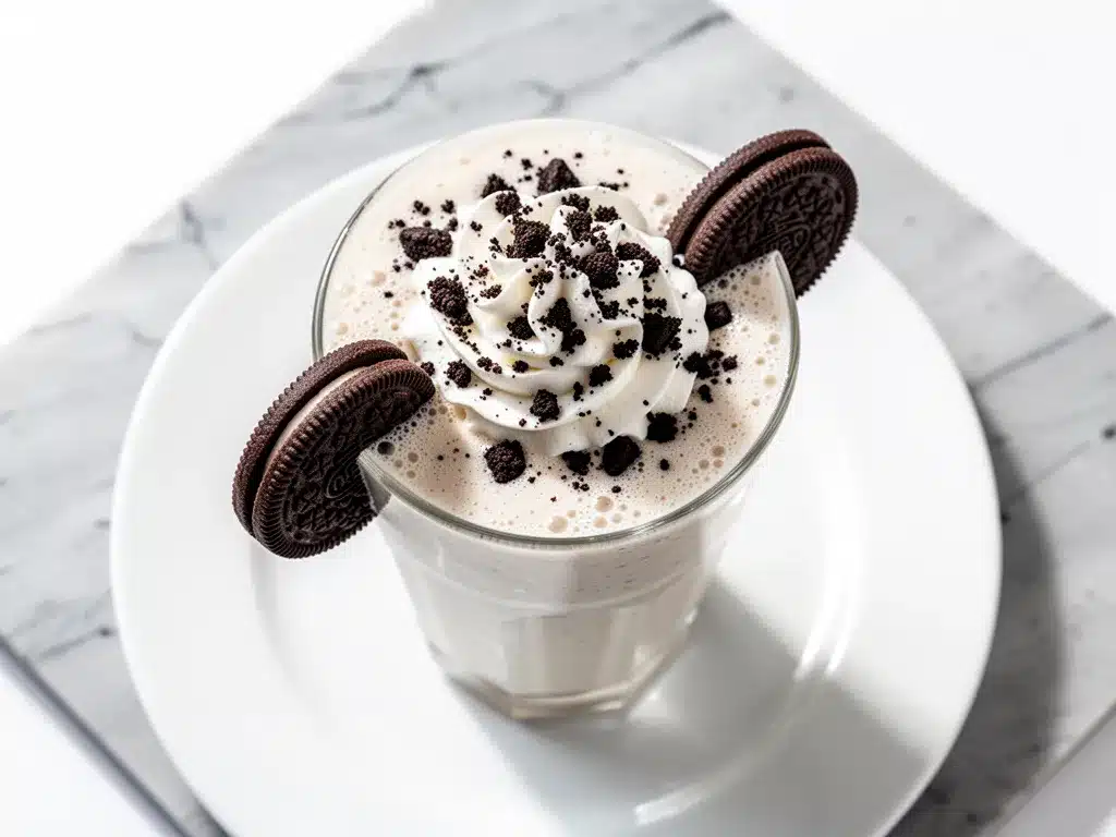 Cookies and Cream Protein Shake: 5-Min High-Protein Breakfast 4 cookies and cream protein shake preparation steps