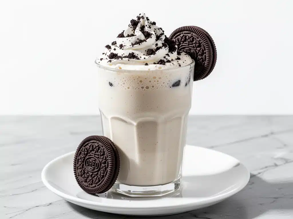 cookies and cream protein shake - featured image