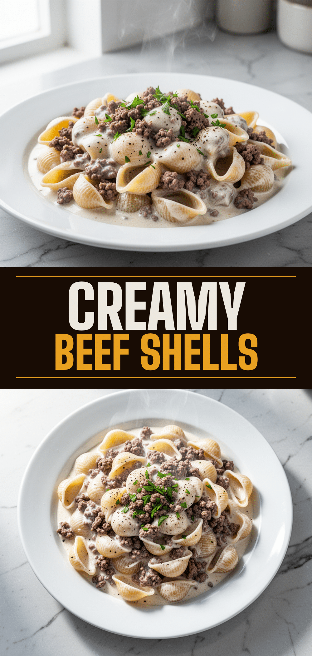 Creamy Beef and Shells: Best 30-Min Easy Dinner 5 creamy beef and shells skillet recipe