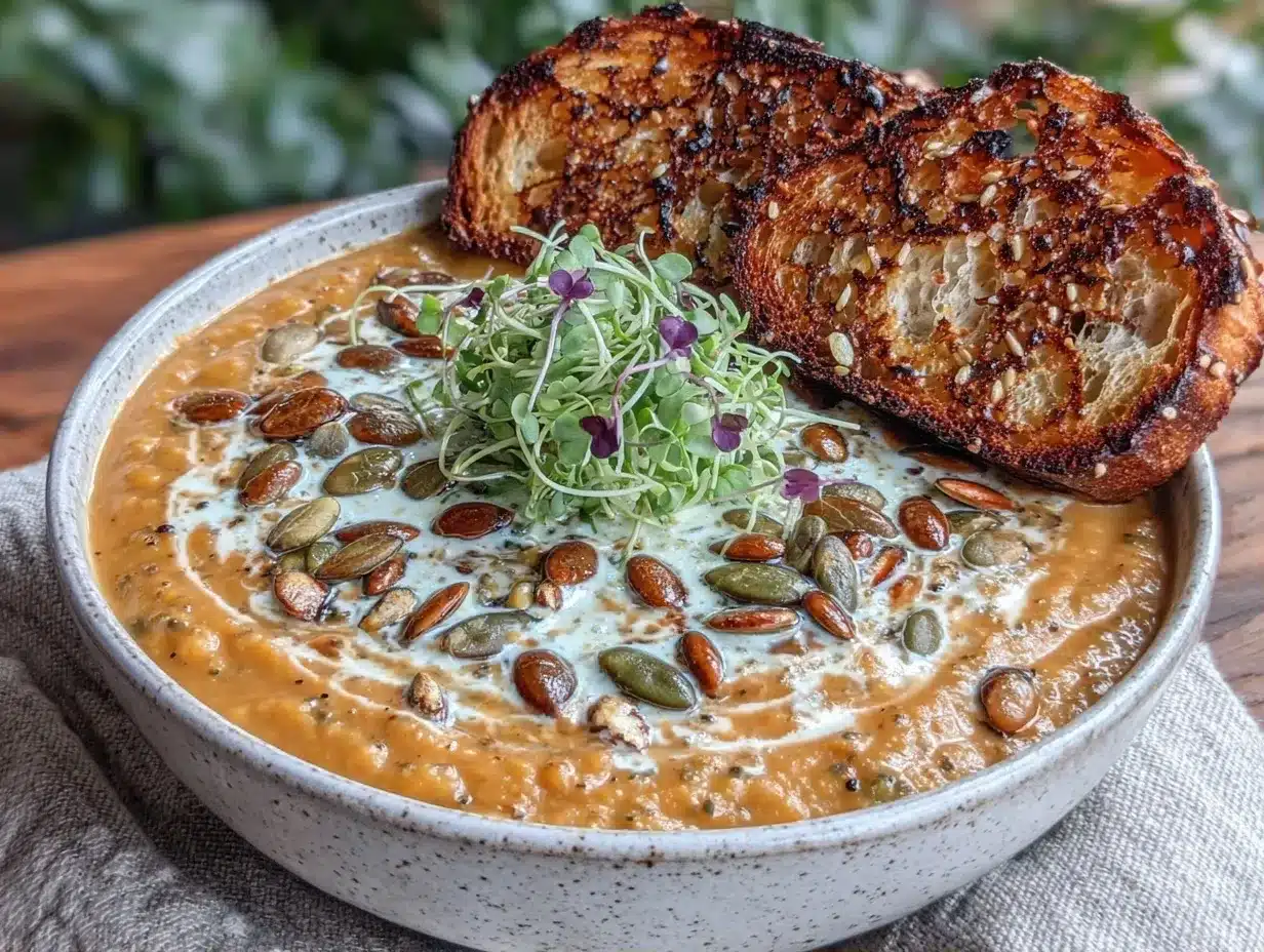 Creamy Butternut Squash Bisque: 5-Ingredient Easy Recipe 4 creamy butternut squash bisque preparation steps