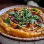 creamy butternut squash sage soup - featured image