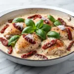 creamy marry me chicken - featured image