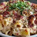 creamy penne pasta with vodka sauce - featured image