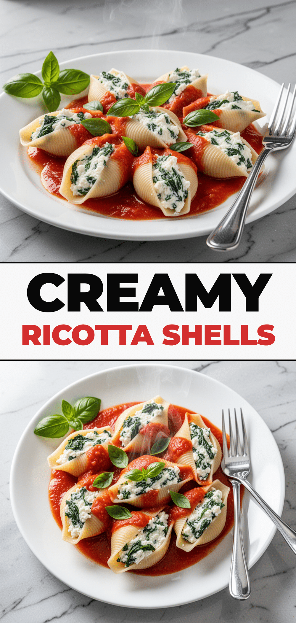 Creamy Spinach and Ricotta Stuffed Shells: Easy 30-Minute Dinner 5 creamy spinach and ricotta stuffed shells recipe