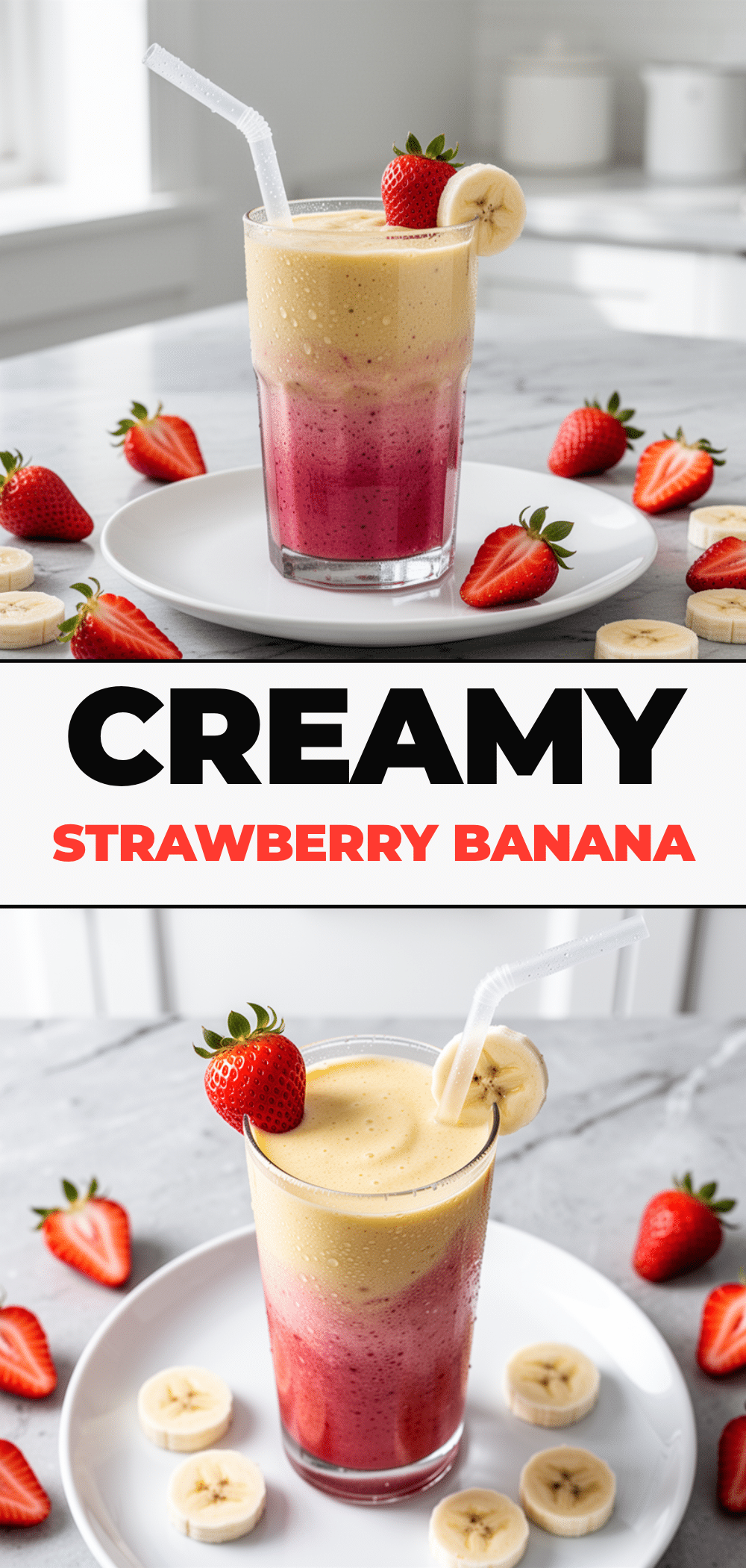 Creamy Strawberry Banana Smoothie: Best 3-Min Back-to-School Recipe 5 creamy strawberry banana breakfast smoothie recipe