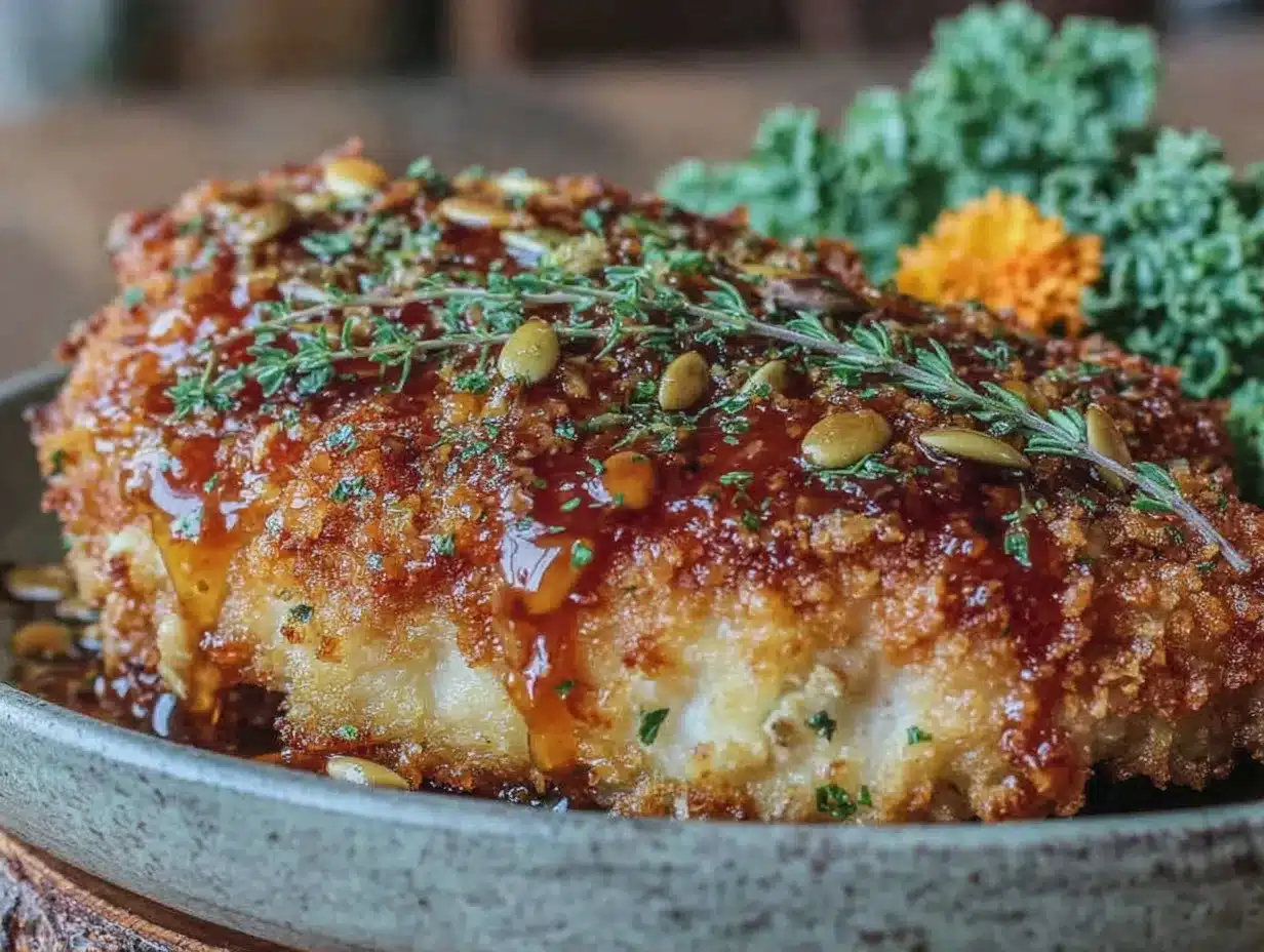 Crispy Baked Chicken Breast with Maple Dijon Glaze 4 crispy baked chicken breast with maple dijon glaze preparation steps