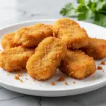 crispy baked chicken nuggets - featured image