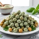 crispy baked ranch chickpeas - featured image