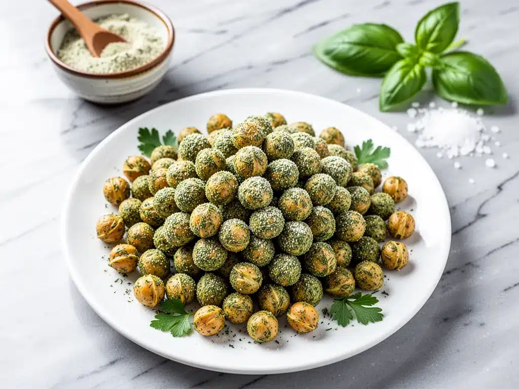 Crispy Baked Ranch Chickpeas: 5-Ingredient Healthy Snack 4 crispy baked ranch chickpeas preparation steps