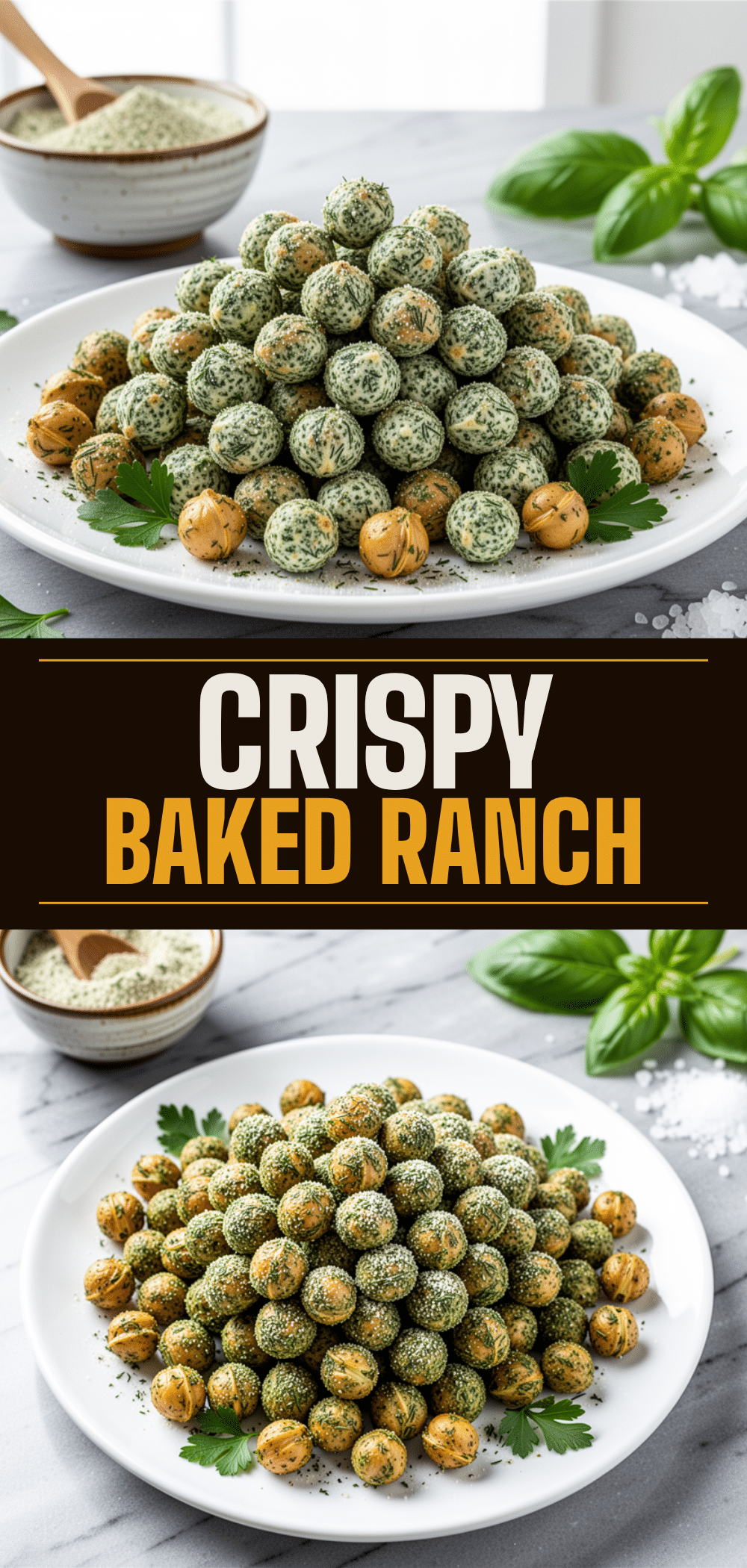 Crispy Baked Ranch Chickpeas: 5-Ingredient Healthy Snack 5 crispy baked ranch chickpeas recipe