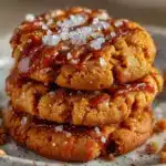 crispy chewy peanut butter cookies - featured image