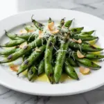 Crispy Garlic Parmesan Roasted Green Beans - featured image