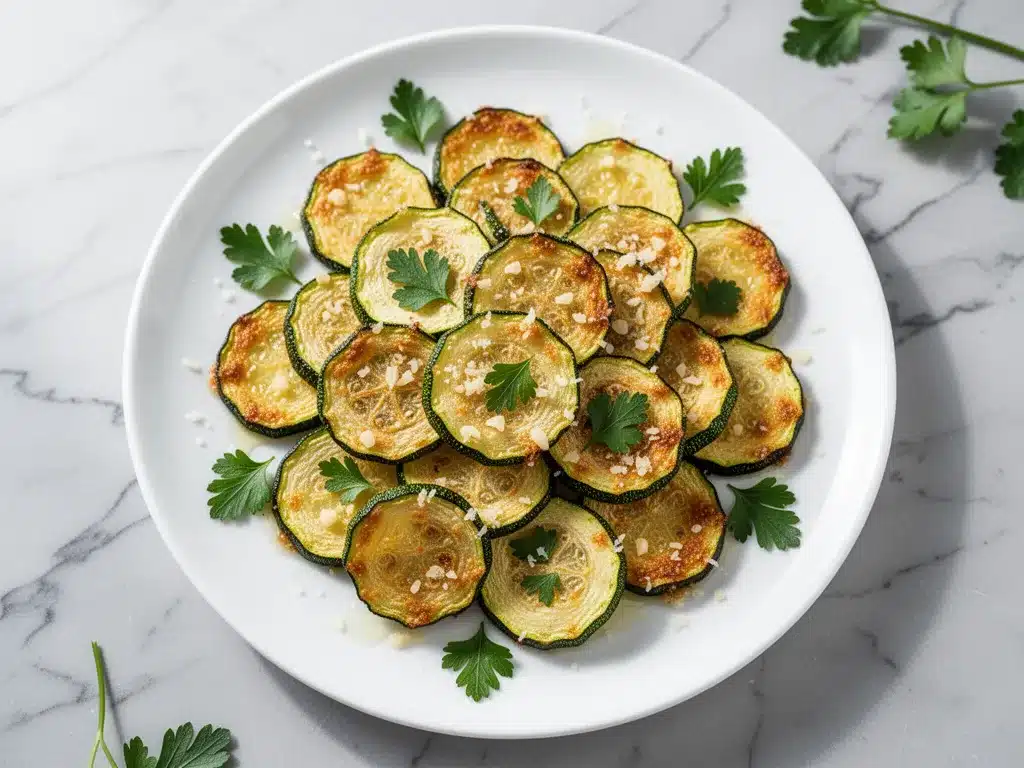 Crispy Garlic Parmesan Zucchini Chips: 10-Min Easy Snack 4 Crispy Garlic Parmesan Zucchini Chips preparation steps