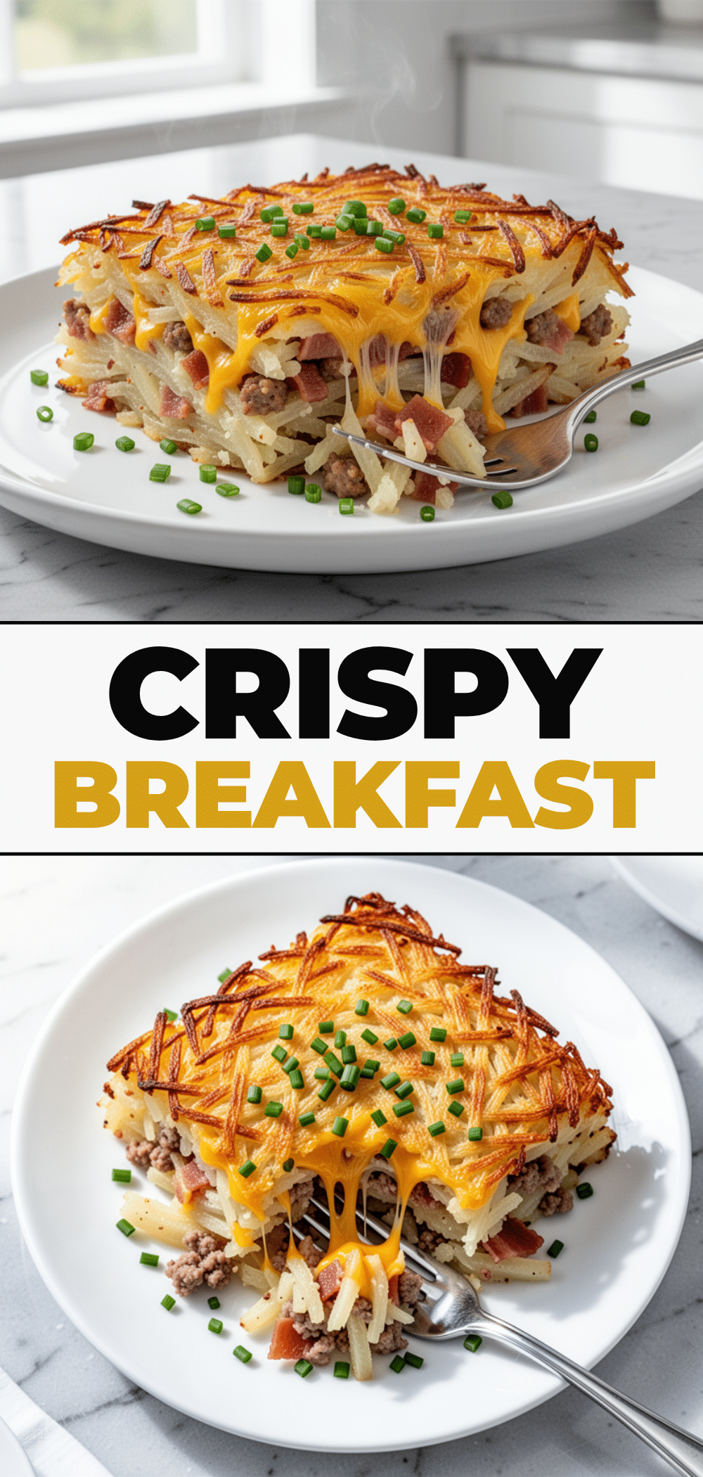 Crispy Hash Brown Breakfast Casserole: 6 Easy Steps 5 crispy hash brown breakfast casserole recipe