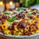 easy cozy fall baked ziti - featured image