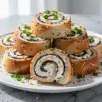 everything bagel cream cheese pinwheels - featured image