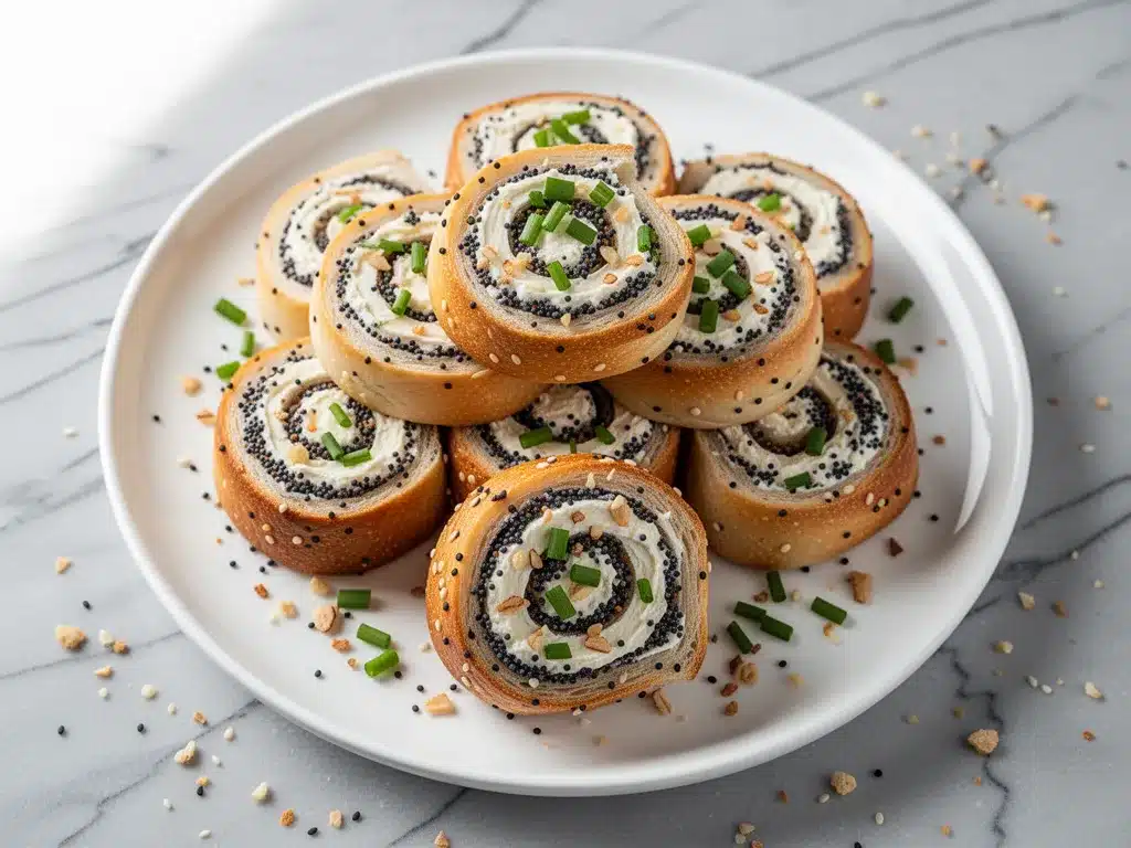 Everything Bagel Cream Cheese Pinwheels: 15-Min Easy Appetizer 4 everything bagel cream cheese pinwheels preparation steps