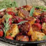 fall chicken and apple sausage skillet - featured image