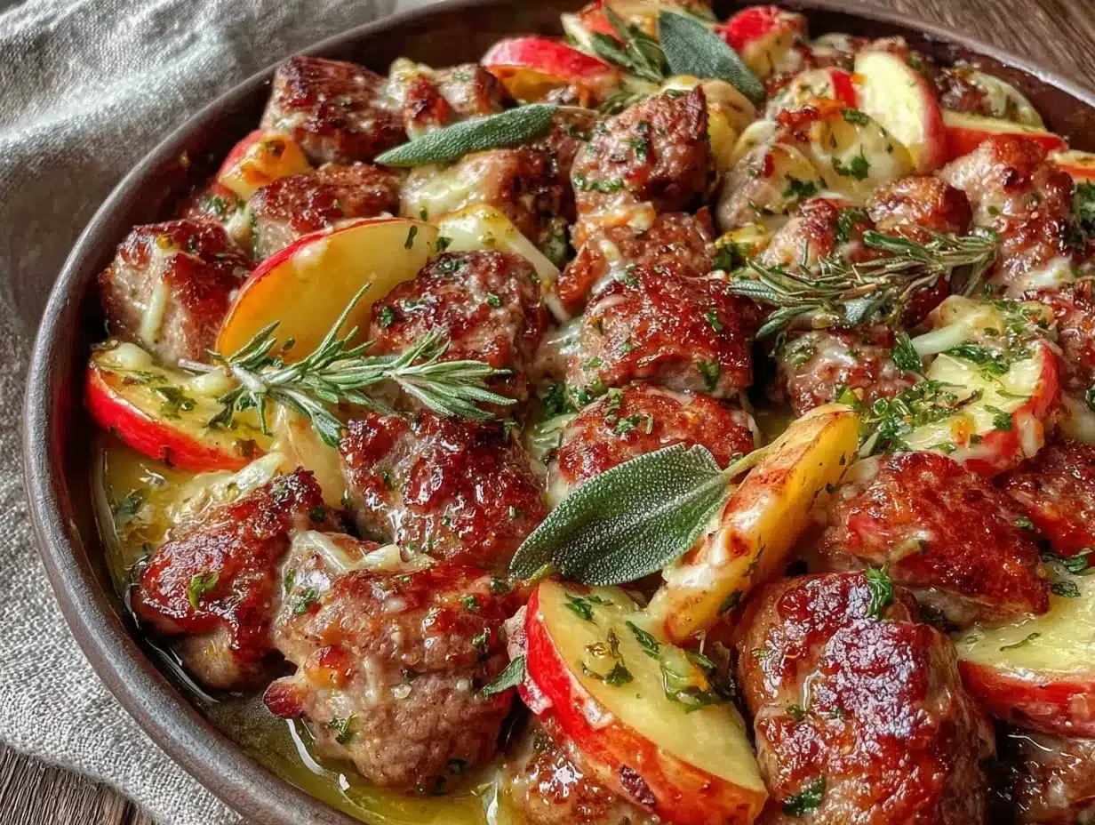 Fall Chicken and Apple Sausage Skillet: Easy Beginner-Friendly Meal 4 fall chicken and apple sausage skillet preparation steps